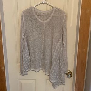 Johnny was asymmetrical long sleeve top